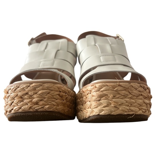 Women's Cream Platform Sandals - Picture 7 of 8